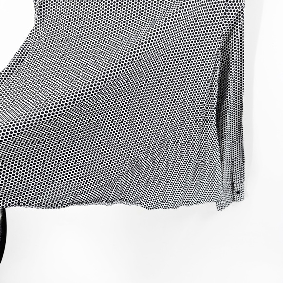 ✅ AKRIS PUNTO BLACK AND WHITE POLKA DOT BLOUSE WITH BALLOON BACK SIZE 8 - Picture 11 of 11